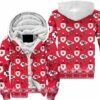 kansas city chiefs christmas pattern santa clause hoodie zip up hoodie nla033710 dq45p