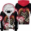 kansas city chiefs halloween clown hoodie zip up hoodie nla026010 m8yim