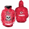 kansas city chiefs halloween hellraiser ii hoodie zip up hoodie nla028210 xar2k