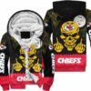 kansas city chiefs skull with middle fingers halloween edition unisex hoodie zip up hoodie new047110 wkfar