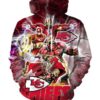 kansas city chiefs the avenger 3d zip hoodie sizes s 5xl ds054 sk clr3b