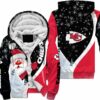 kansas city chiefs xmas santa claus hoodie zip up hoodie nla033010 y5xli