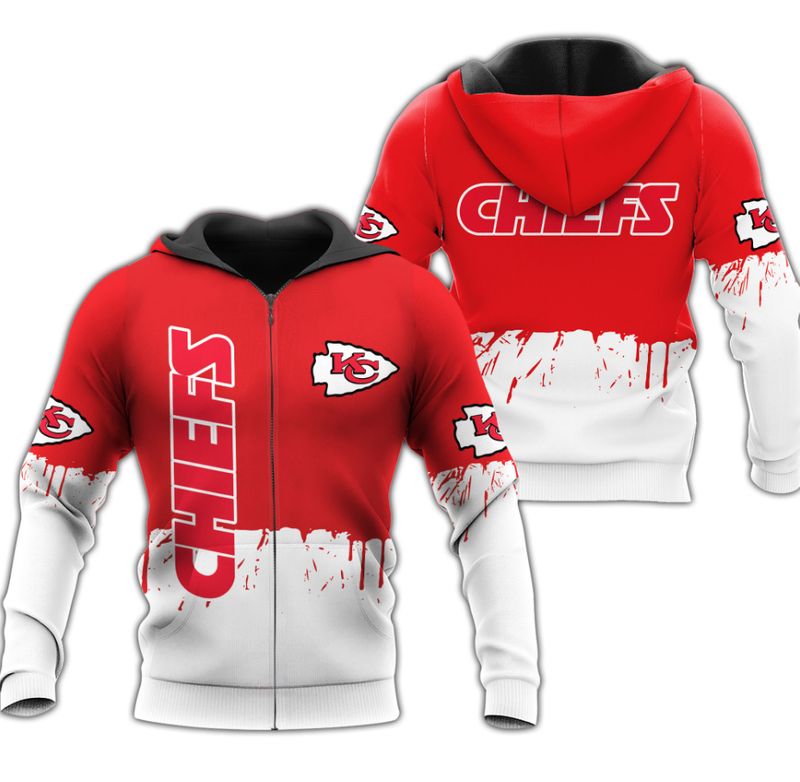 Nfl Kansas City Chiefs Limited Edition Zip Hoodie Hoodie Size S-5xl New007510