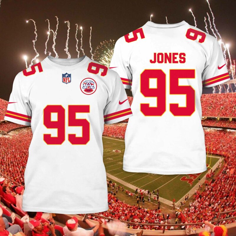 Chris Jones Kansas City Chiefs American Football Conference Champions T-Shirt