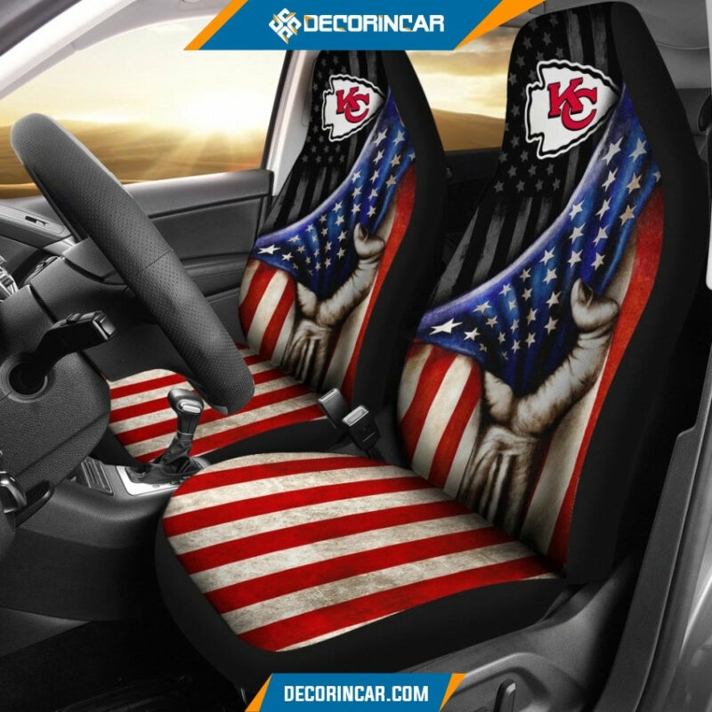 kansas city chiefs car seat covers american football team hand pulling fla65839043