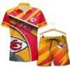 kansas city chiefs stripe pattern hawaii shirt and shorts summer new03601060208009 7n9z0