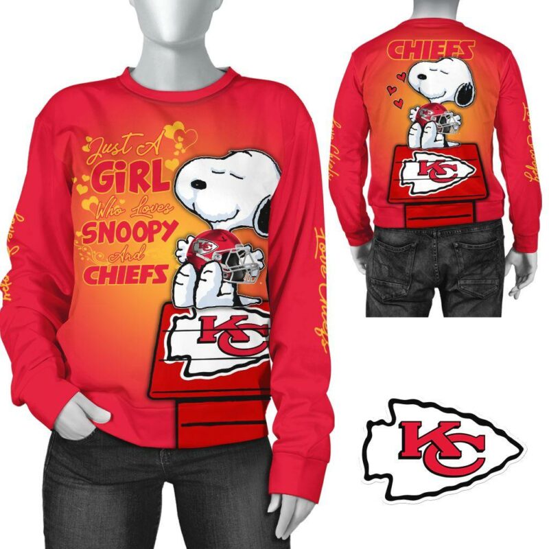 nfl kansas city chiefs limited edition all over print sweatshirt unisex sizes gts00467817096133 ks3of