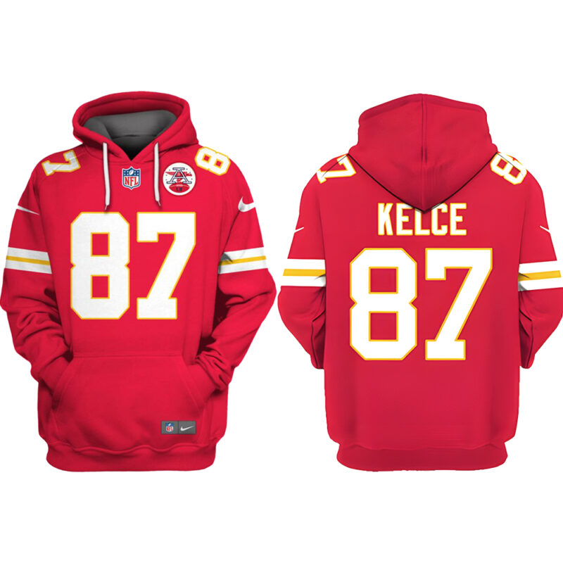 Travis Kelce Kansas City Chiefs American Football Conference Champions Hoodie