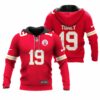 Kadarius Toney Kansas City Chiefs American Football Conference Champions Hoodie Zip Hoodie Red