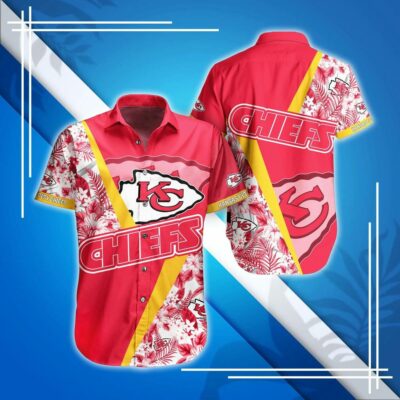 Chiefs Kingdom with red and tropical Hawaiian Shirt