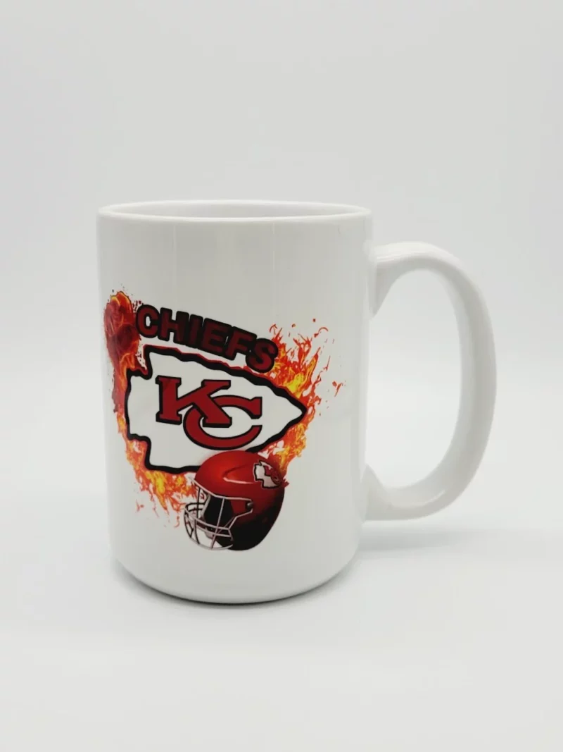 KANSAS CITY CHIEFS Logo And Helmet Mug