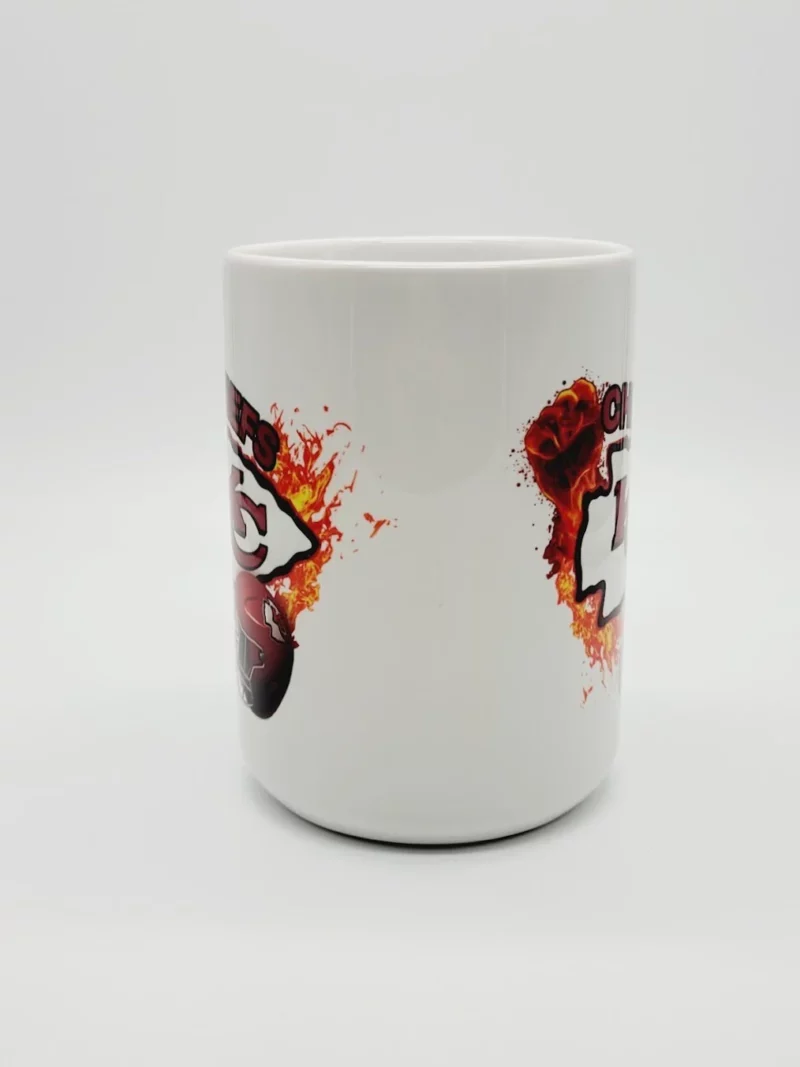 KANSAS CITY CHIEFS Logo And Helmet Mug Front Side