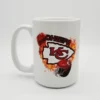 KANSAS CITY CHIEFS Logo And Helmet Mug Right Side