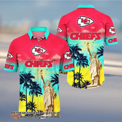 Kansas City Chiefs Statue of Liberty Hawaiian Shirt