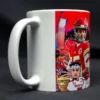 Patrick Mahomes Informational Collaged Art Mug