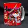 Patrick Mahomes Informational Collaged Art Mug