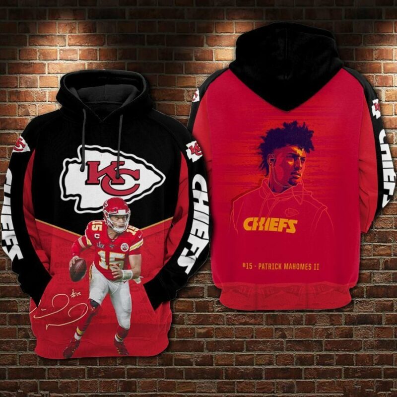 #15 Patrick Mahomes II Chiefs Hoodie