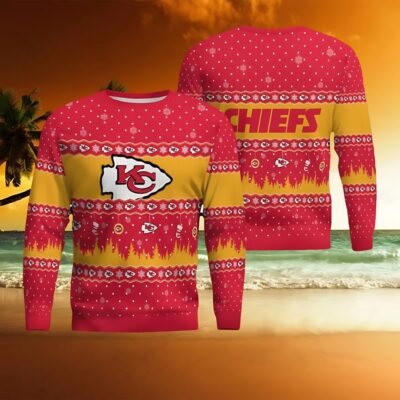 Chiefs Tropical Holiday Ugly Christmas Sweater