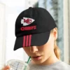 Classic Stripe Kansas City Chiefs Baseball Cap muckup