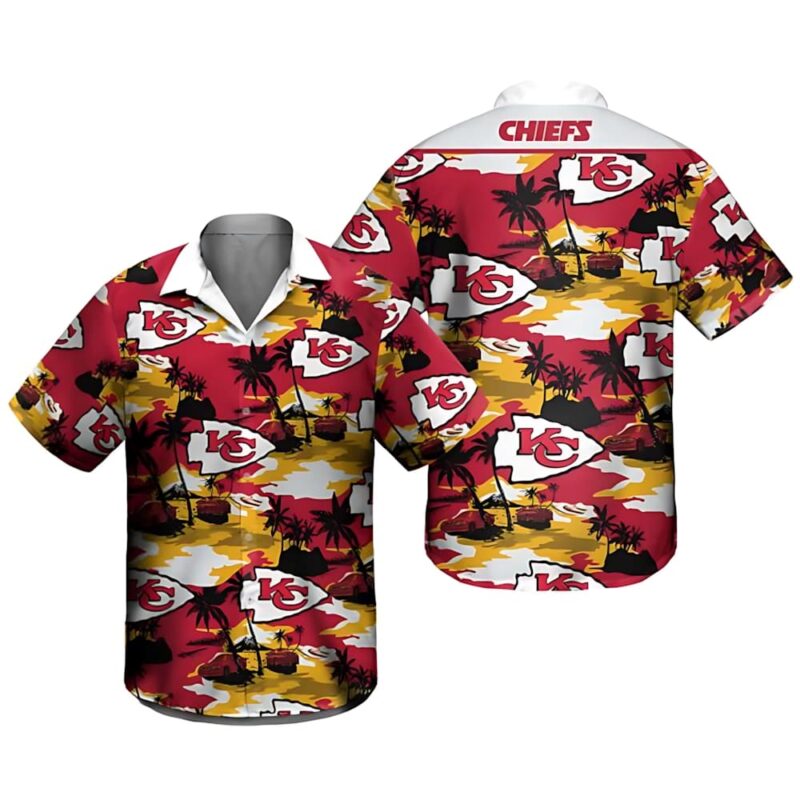 Kansas City Chiefs Beach Breeze Hawaiian Shirt