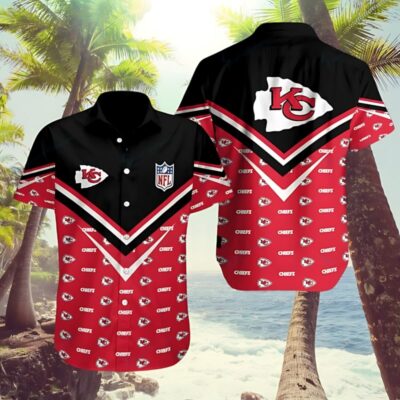 Kansas City Chiefs Chevron Pride Hawaiian Shirt