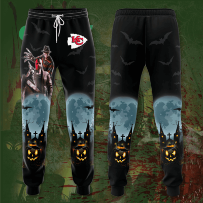 Kansas City Chiefs Halloween Horror 3D Printed Sweatpants