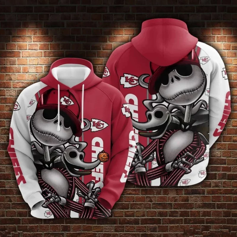 Kansas City Chiefs Skeleton Crew 3D Hoodie