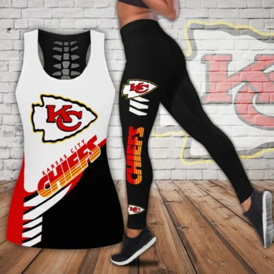 Kansas City Chiefs Sleek Style Tank Top and Leggings Set