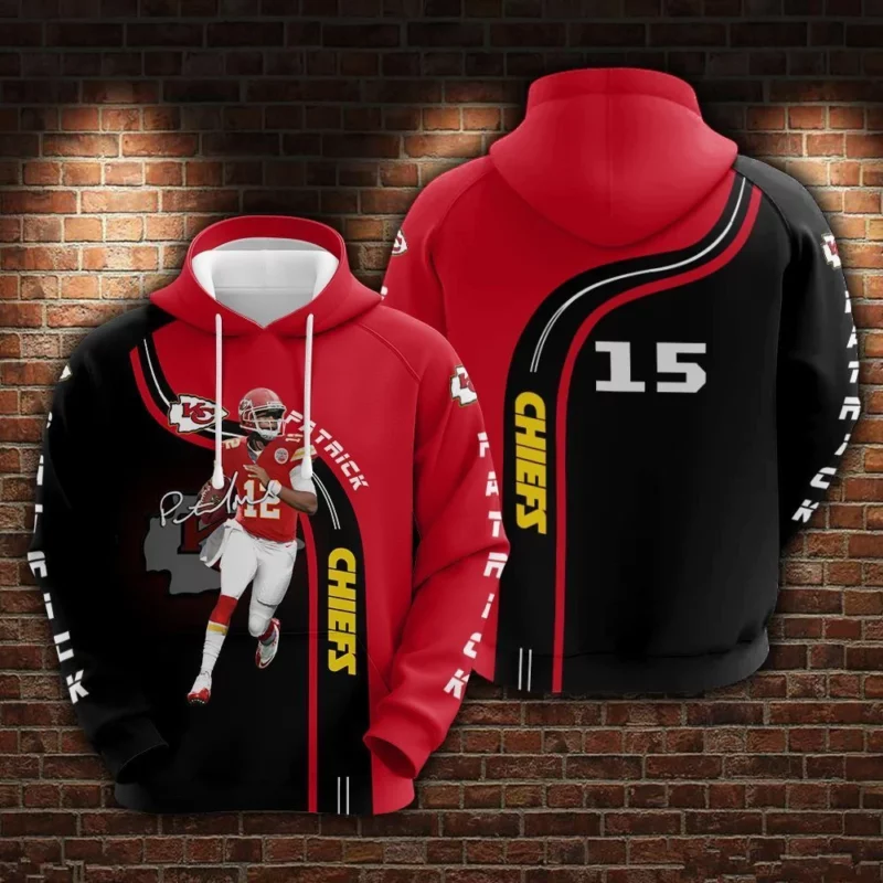 Patrick Mahomes Chiefs MVP 3D Hoodie