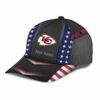 Stars and Stripes Kansas City Chiefs Personalized Cap left side