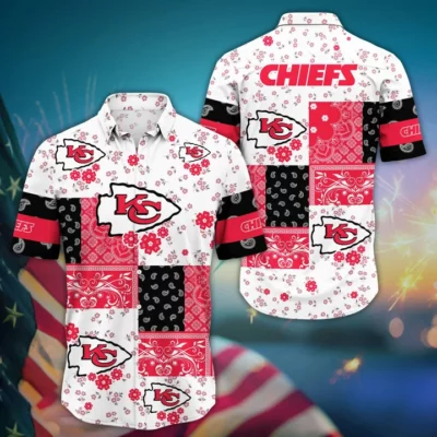 Kansas City Chiefs Bandana Bliss Hawaiian Shirt