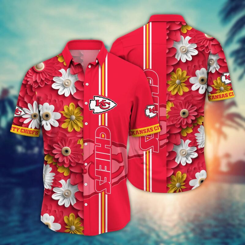 Kansas City Chiefs Daisy Delight Hawaiian Shirt