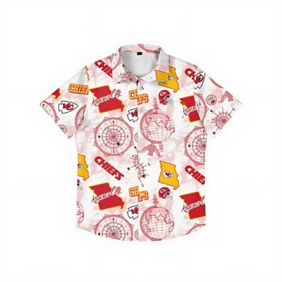 Kansas City Chiefs Explorer Hawaiian Shirt