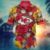 Kansas City Chiefs Hibiscus Harmony Hawaiian Shirt front