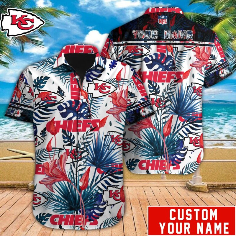 Kansas City Chiefs Ocean Breeze Custom Hawaiian Shirt