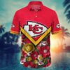 Kansas City Chiefs Scarlet Bloom Hawaiian Shirt front