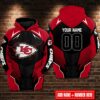 Kansas City Chiefs Thunderbolt Custom Hoodie