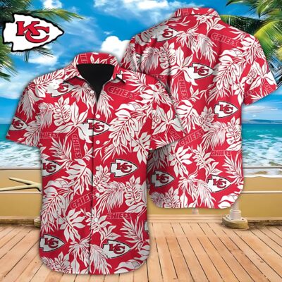 Kansas City Chiefs Tropical Foliage Hawaiian Shirt