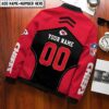 Personalized Kansas City Chiefs Claw Mark Bomber Jacket back