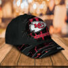 Personalized Kansas City Chiefs Savage Scratch Baseball Cap right side