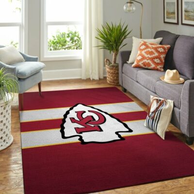 Kansas City Chiefs Arrowhead Spirit Living Room Area Rug