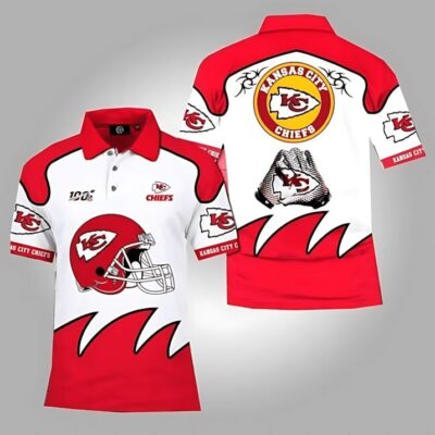 Kansas City Chiefs Flame Glory Polo Shirt