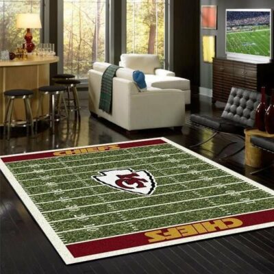 Kansas City Chiefs Gridiron Field Rug