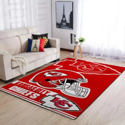 Kansas City Chiefs Helmet Dominance Area Rug