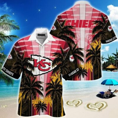 Kansas City Chiefs Island Sunset Hawaiian Shirt