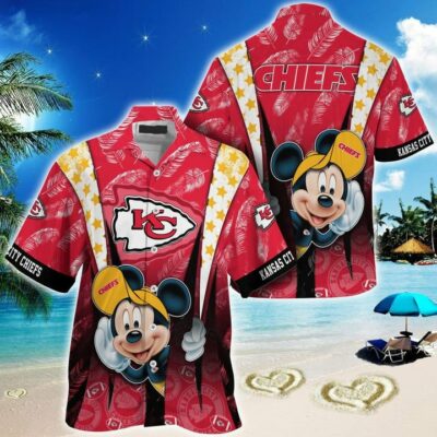 Kansas City Chiefs Mickey Aloha Hawaiian Shirt