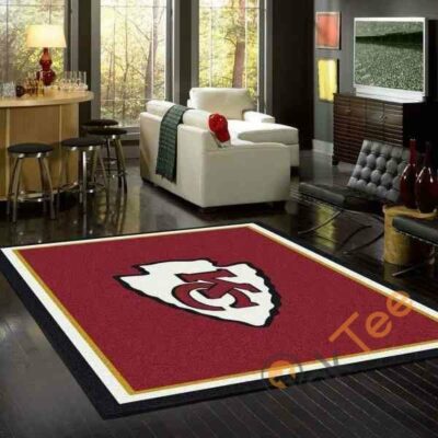 Kansas City Chiefs Modern Shield Living Room Area Rug