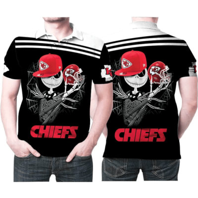 Kansas City Chiefs Skull Fanatic Polo Shirt