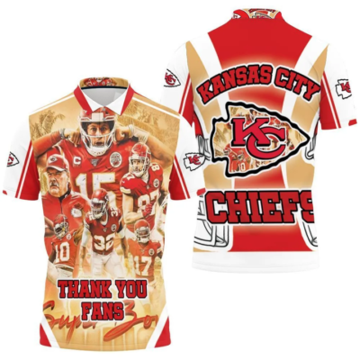 Kansas City Chiefs Super Bowl Fan Appreciation Polo Shirt