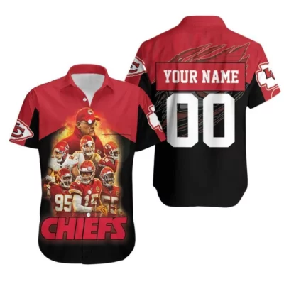 Personalized Kansas City Chiefs Game Day Heroes Hawaiian Shirt